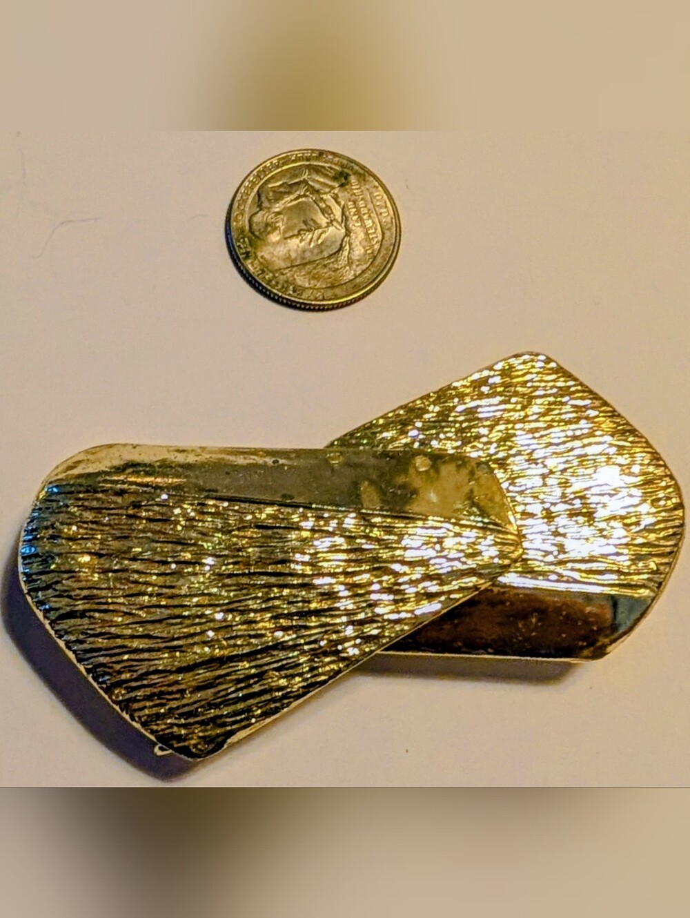 Vintage Gold Tone Emenee Belt Buckle Designer